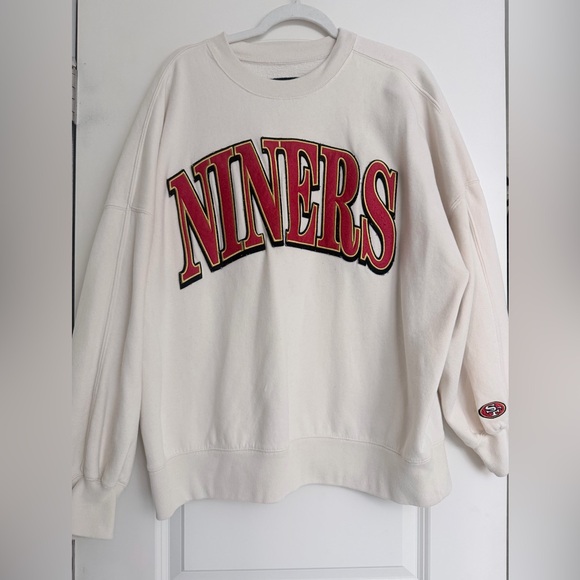 Abercrombie & Fitch Cream NFL Niners 49ers Sweatshirt - Picture 2 of 6